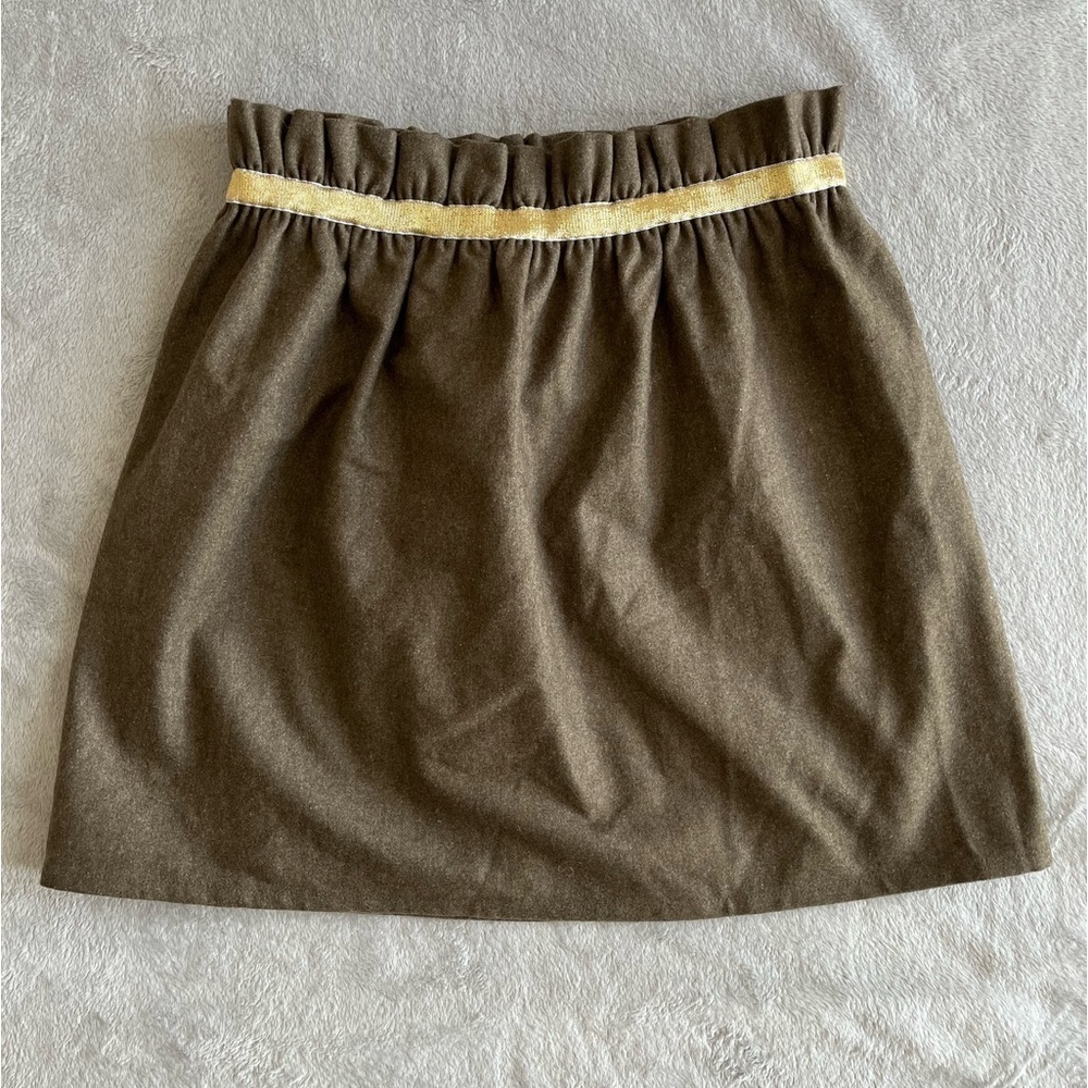 Lamantine Wool Blend Mini Skirt Girls Size 14